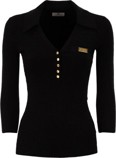 Elisabetta Franchi Dame Strikkevarer Svart S,