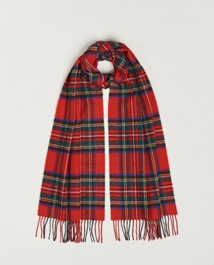 Gloverall Lambswool Scarf Royal Stewart Gloverall Lambswool Scarf Royal Stewart