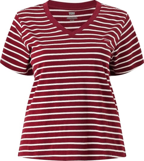 Levi's Plus   T skjorte Pl Perfect Vneck Tee   Rød