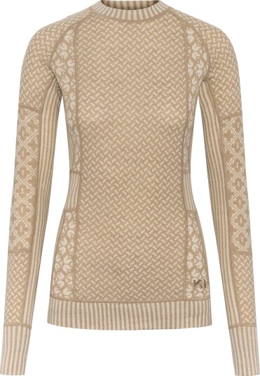Kari Traa Women's Smekker Long Sleeve Mocha M Kari Traa Women's Smekker Long Sleeve Mocha M