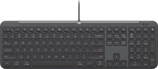 Logitech Signature Slim Wired K620 for Business Tastatur Engelsk grå 920-013333