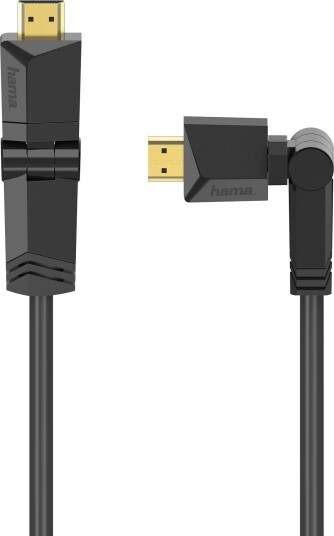 Hama High Speed roterbar HDMI-HDMI-kabel 1,5 m Hama High Speed roterbar HDMI-HDMI-kabel 1,5 m