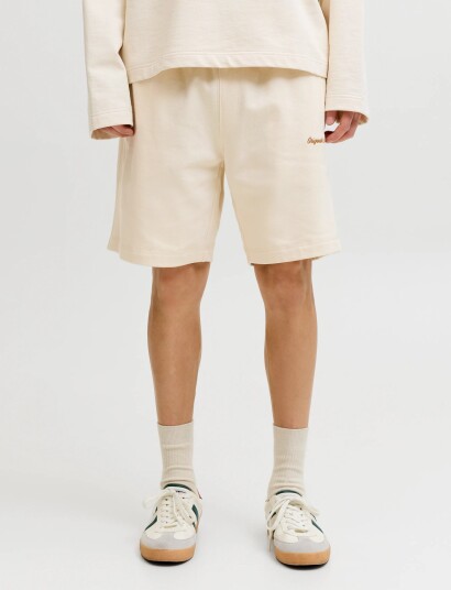 Jack & Jones Jpstkarl Norrebro Sweat Shorts Reg Sn Beige L