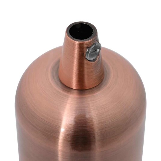 Lampeholdere 2 stk rød bronse E27 Lampeholdere 2 stk rød bronse E27