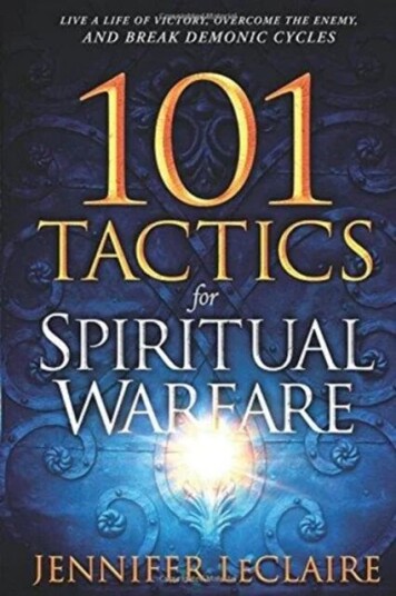 101 Tactics For Spiritual Warfare Av Jennifer Leclaire 101 Tactics For Spiritual Warfare Av Jennifer Leclaire