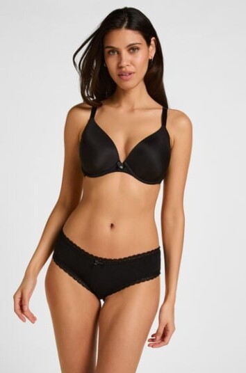 Hunkemöller Georgia Cotton Brazilian Svart