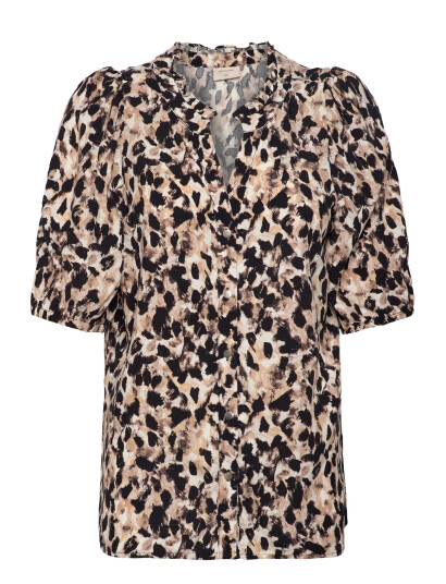 FREE/QUENT Shirt - Brown - XS