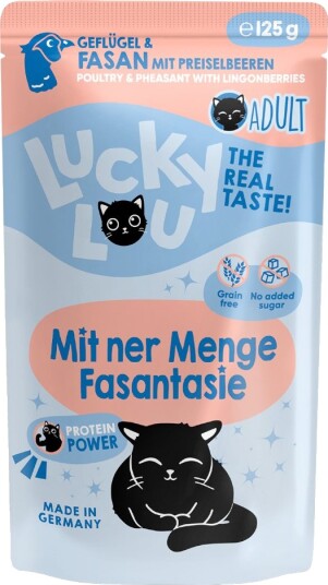 Lucky Lou Våtfôr Voksen Fjørfe Og Fasan 48 X 125 G