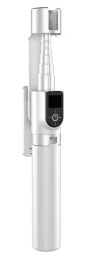 Hurtel Dudao F18 Selfie Stick med Stativ & Bluetooth - Hvit
