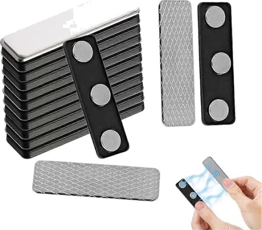 12 par gardinmagneter selvklebende magneter for persienner vinduer magnet for gardiner magnetiske klips for blendingsgardiner til dusj