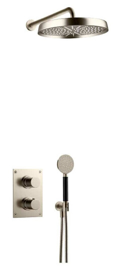 Tapwell Arm7268 ED2 Takdusj Innbygging Brushed Nickel (TA-9426736)
