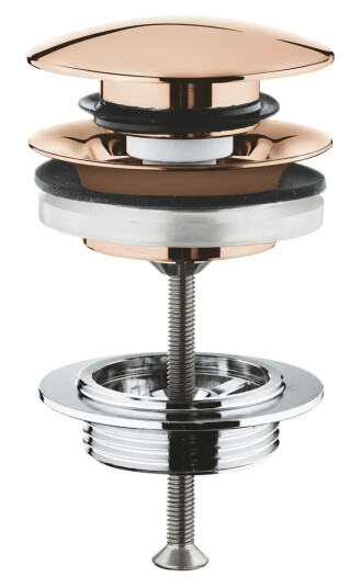 GROHE Push Up Bunnventil Warm Sunset for Hydraulikk og Tilbehør