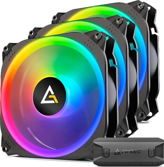 Antec PRIZM X 120 ARGB PC-vifte 120mm 500-2000 RPM 3-pakning