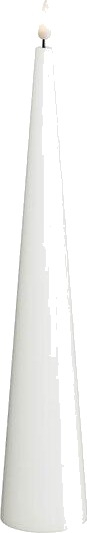 DeluxeHomeart   LED kjeglelys 5 x 28 cm hvit