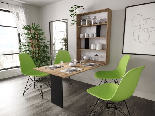 Abi Spisebord 149 cm - Tre / Natur / Svart