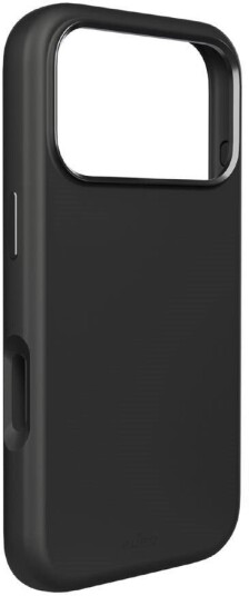 Puro Silikon Deksel for iPhone 17 Pro med MagSafe - Svart