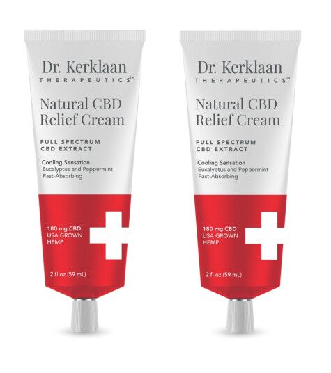 Dr. Kerklaan 2 x Natural CBD Relief Cream 59 ml Dr. Kerklaan 2 x Natural CBD Relief Cream 59 ml