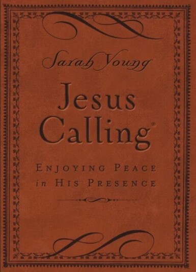 Jesus Calling, Small Brown Leathersoft, With Scripture References Av Sarah Young