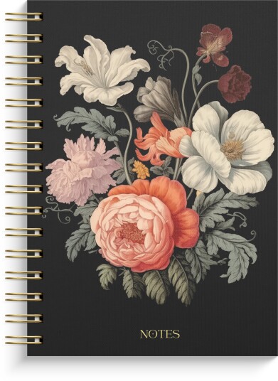 Notatbok Burde A5 Dark Bloom Notatbok Burde A5 Dark Bloom
