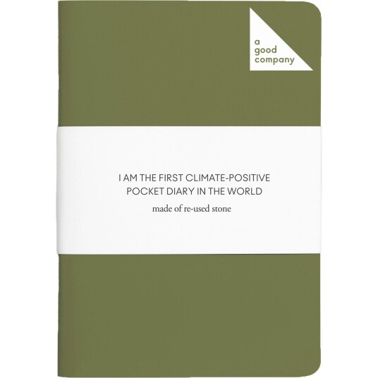 A Good Company A Good Notisbok A6 3 pk Grass Green