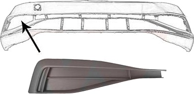 VAN WEZEL 5749594 Ventilasjonsgitter