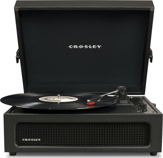 Crosley Voyager Bluetooth Platespiller Svart Crosley Voyager Bluetooth Platespiller Svart