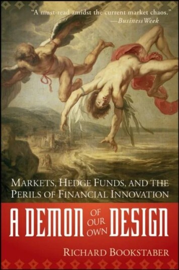 A Demon Of Our Own Design Av Richard Bookstaber