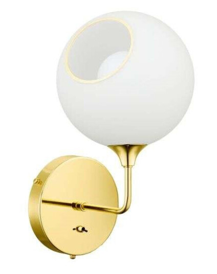 Design By Us Ballroom The Wall Vegglampe 37 cm White Snow/Gold