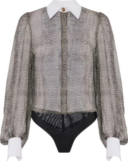 Elisabetta Franchi Dame Topper Flerfarget L,