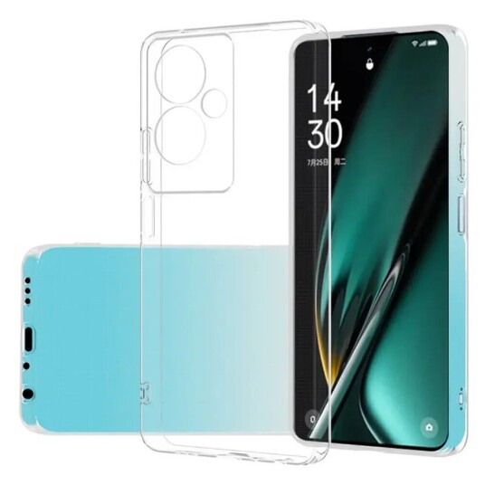 EIDERWOOD Oppo A79 (5G) Fleksibelt Plastdeksel - Gjennomsiktig