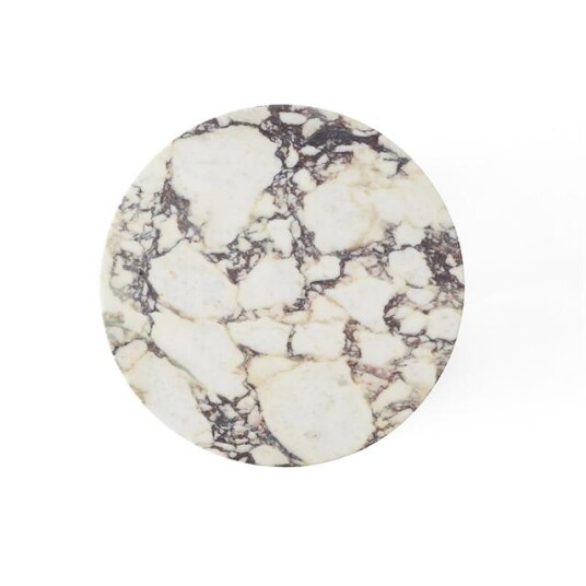 Audo Androgyne Bordplate For Sidebord Ø65 Calacatta Viola