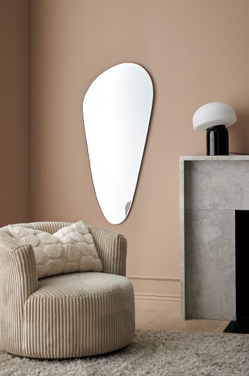 Ellos Home Speil Dripp høyde 120 cm Transparent Ellos Home Speil Dripp høyde 120 cm Transparent