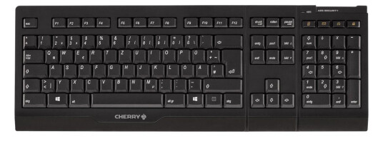 Cherry B.Unlimited AES trådløst tastatur 2.4G, nordisk tastaturoppsett