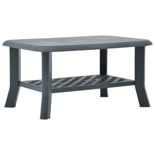 vidaXL Salongbord grønn 90x60x46 cm plast vidaXL Salongbord grønn 90x60x46 cm plast