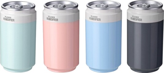 XO HF08 Luftfukter   RGB lys 260 ml   Rosa