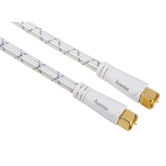 Hama 1.5 m 120 dB Firedobbelt-Skjermet Koaksial Kabel