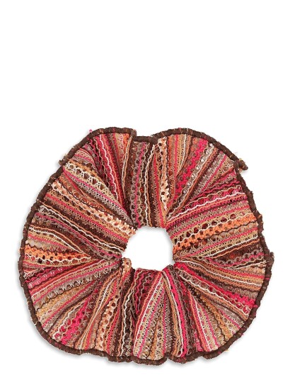 SUI AVA Saint Tropez Scrunchie Brown ONE SIZE