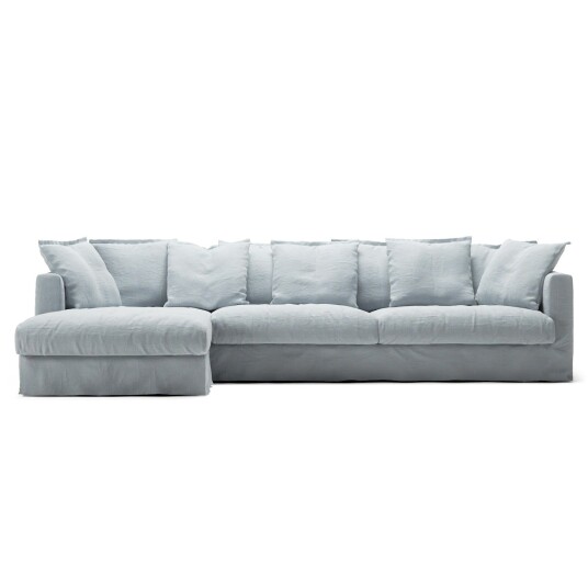 Decotique Le Grand Air 3 Seter Sofa Lin Divan Venstre Nordic Sky