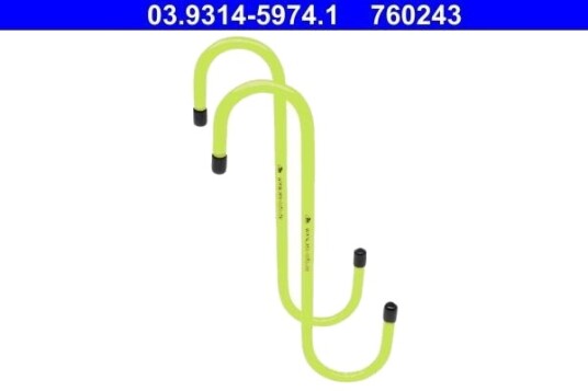 ATE 03.9314-5974.1 Krok, bremsecaliper (skifte bremsebelegg) ATE 03.9314-5974.1 Krok, bremsecaliper (skifte bremsebelegg)