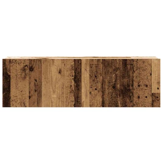 Vegghengt TV-benker 3stk gammelt tre 100x30x30cm konstruert tre 8721158760210 Vegghengt TV-benker 3stk gammelt tre 100x30x30cm konstruert tre 8721158760210