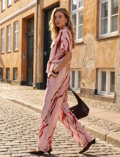 Minus Msluana Mid Waist Pant   Pink   34