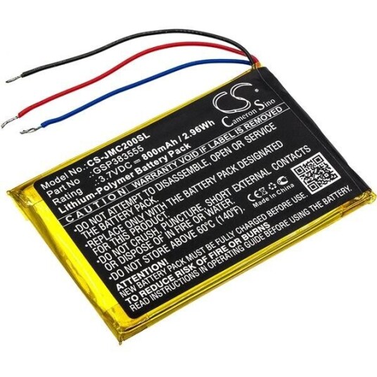 JBL Clip 2 batteri (800 mAh 3.7 V, Sort) JBL Clip 2 batteri (800 mAh 3.7 V, Sort)
