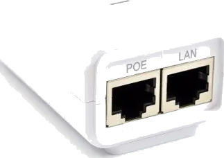 Ubiquiti Networks Poe-24-24W-G-Wh Strøminjektor Ac 100-240 V 24 Watt