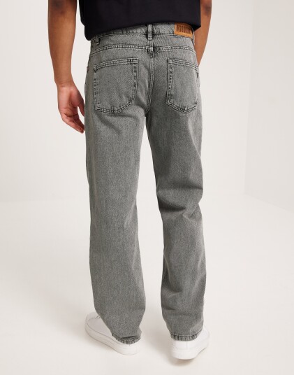 Woodbird Leroy Ash Grey Jeans Straight leg jeans Grå