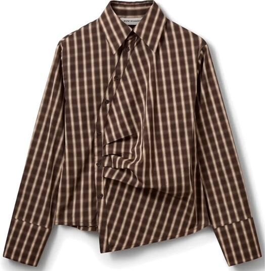 Sofie Schnoor Paigesw Asymmetric Shirt - Brown - 36