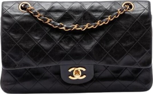 Chanel Vintage Dame Pre owned Svart ONE SIZE, Chanel Vintage Dame Pre owned Svart ONE SIZE,