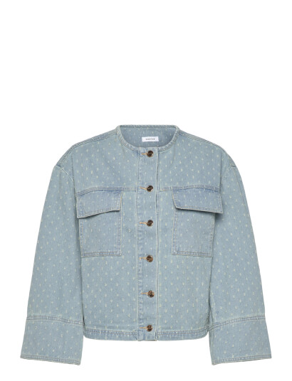 Coster Copenhagen Jacket In Dot Denim Blue 42 Coster Copenhagen Jacket In Dot Denim Blue 42