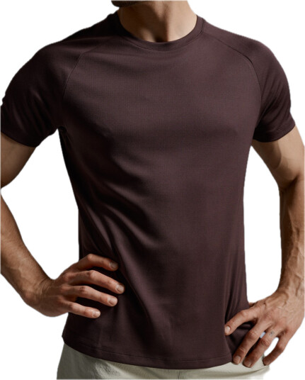 2xu Men"s Aero Mesh Tee Bark/black Reflective L