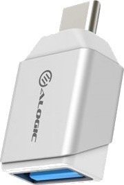 Alogic Ultra Series   Usb Adapter   Usb C Hann Til Usb Type A Hunn   Usb 3.1 Gen 1   Sølv