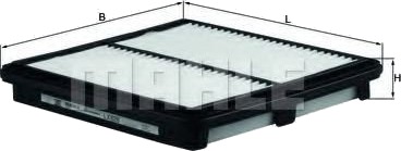 Luftfilter KNECHT LX 828